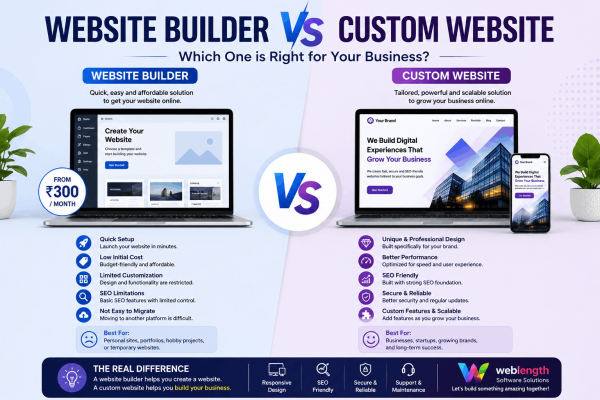 Website Builder vs Custom Website