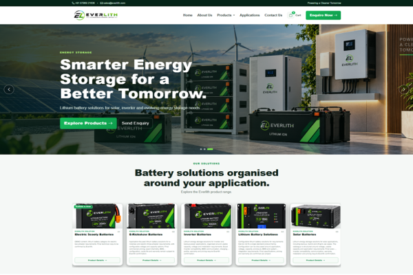 Everlith Technologies Website